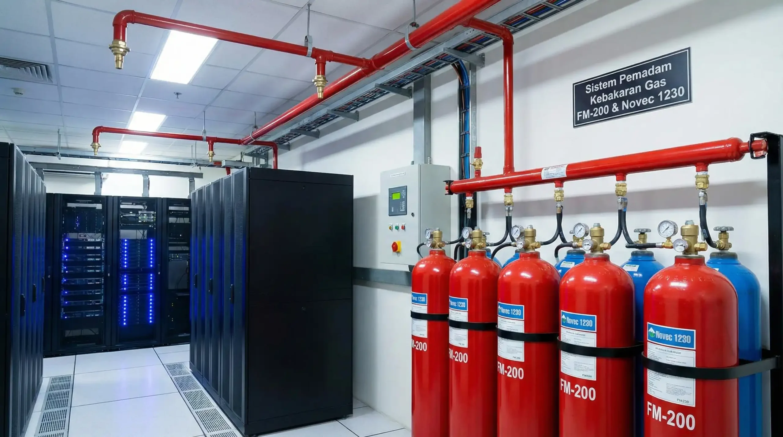 Proteksi kebakaran data center
