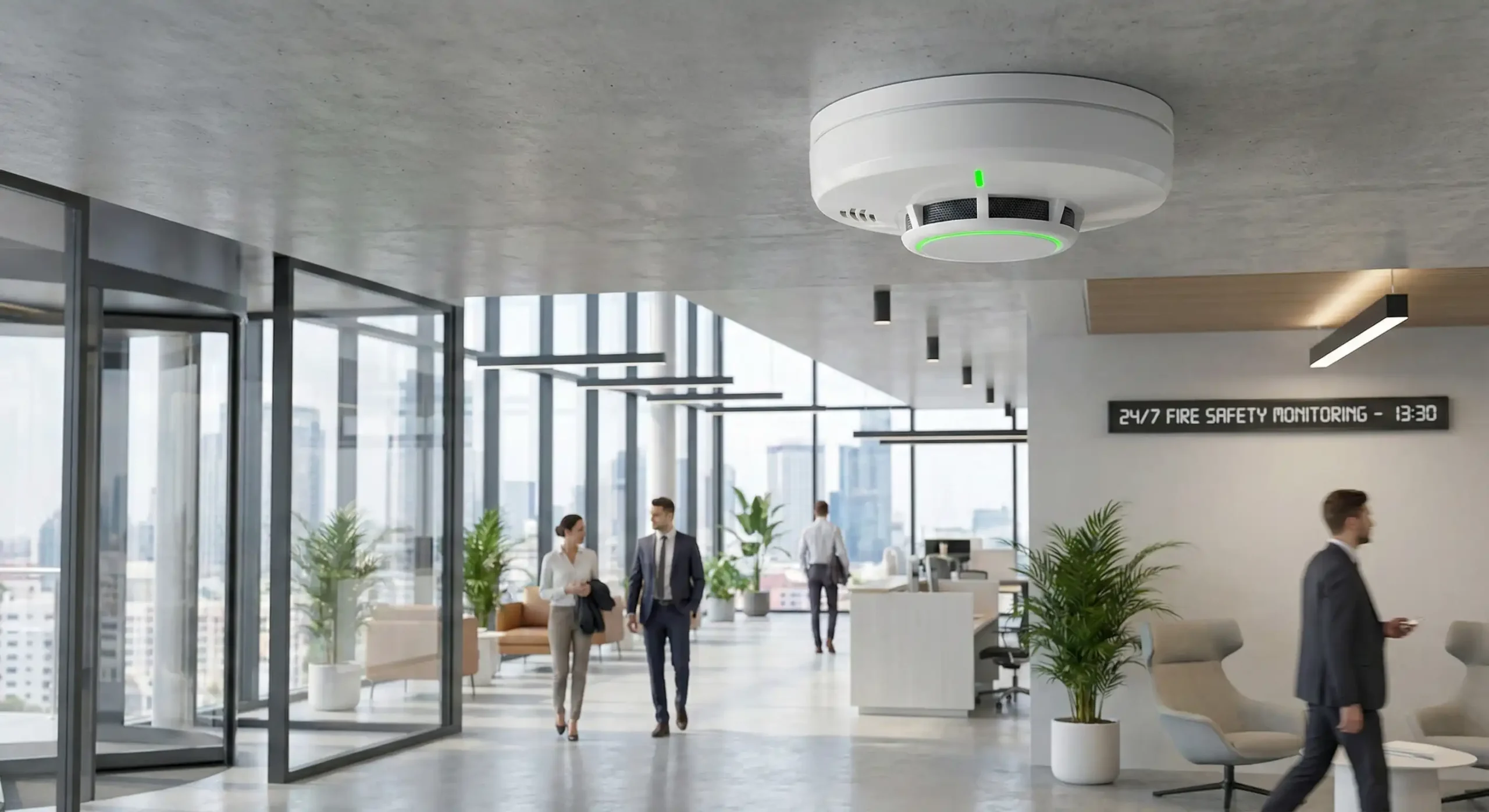 detektor kebakaran sebagai sistem peringatan dini gedung dan properti